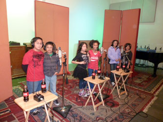 Kids in the studio